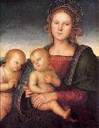 Pietro Perugino Madonna with Child and the Infant St John oil painting picture wholesale